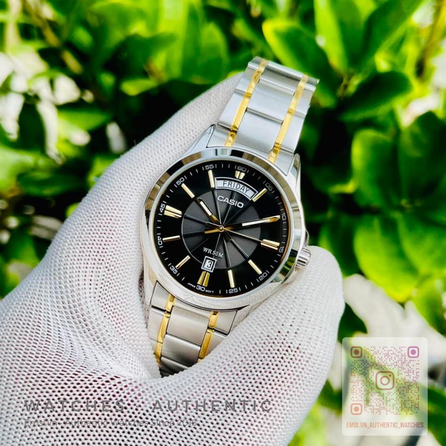 Casio MTP-1381G-1AVDF - Đồng Hồ Nam - Pin / Quartz - Kính Khoáng - Size Mặt 40mm - Bảo Hành 5 Năm - Chính Hãng
