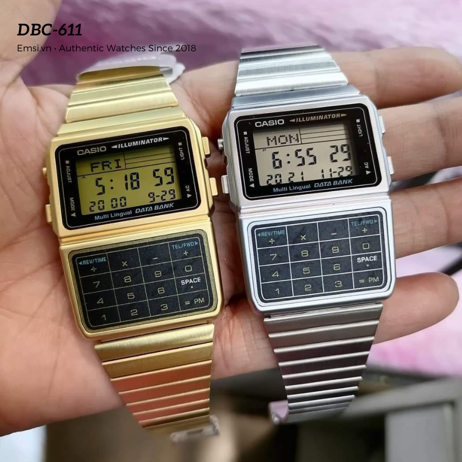Casio CLASSIC DBC-611G-1DF - Pin / Quartz - Kính Nhựa - Size Mặt 33mm - Bảo Hành 5 Năm - Chính Hãng