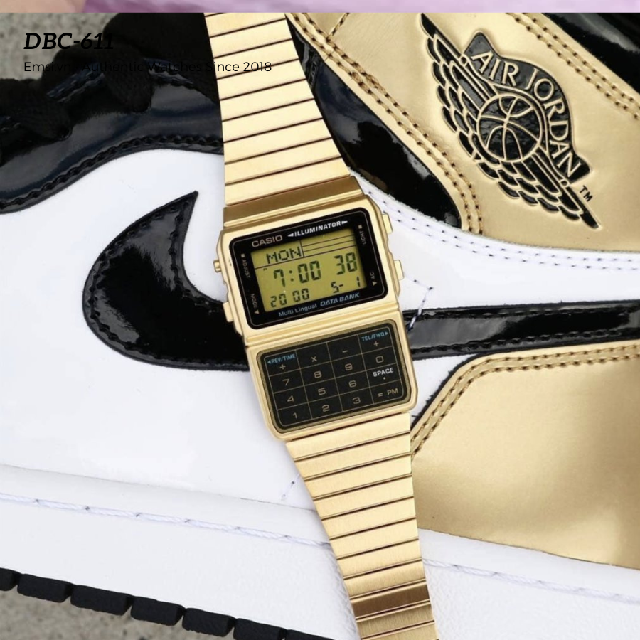 Casio CLASSIC DBC-611G-1DF - Pin / Quartz - Kính Nhựa - Size Mặt 33mm - Bảo Hành 5 Năm - Chính Hãng