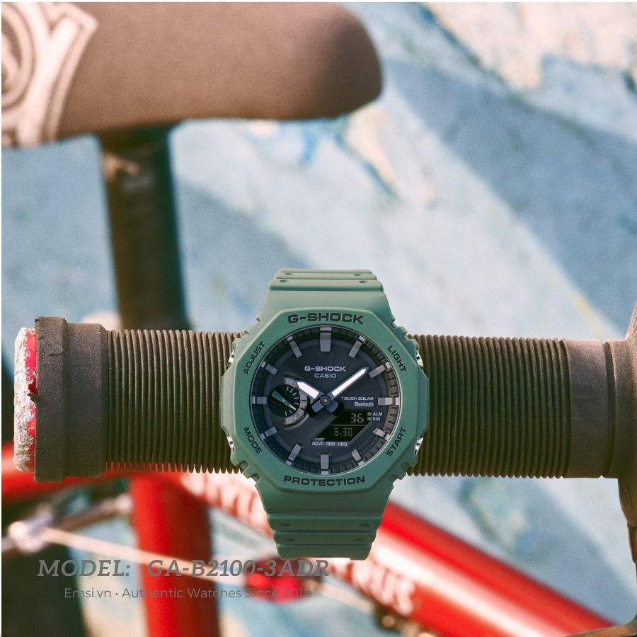 G-Shock GA-B2100-3ADR - Đồng Hồ Nam - Pin / Quartz - Kính Khoáng - Size Mặt 45.4mm - Bảo Hành 5 Năm - Chính Hãng