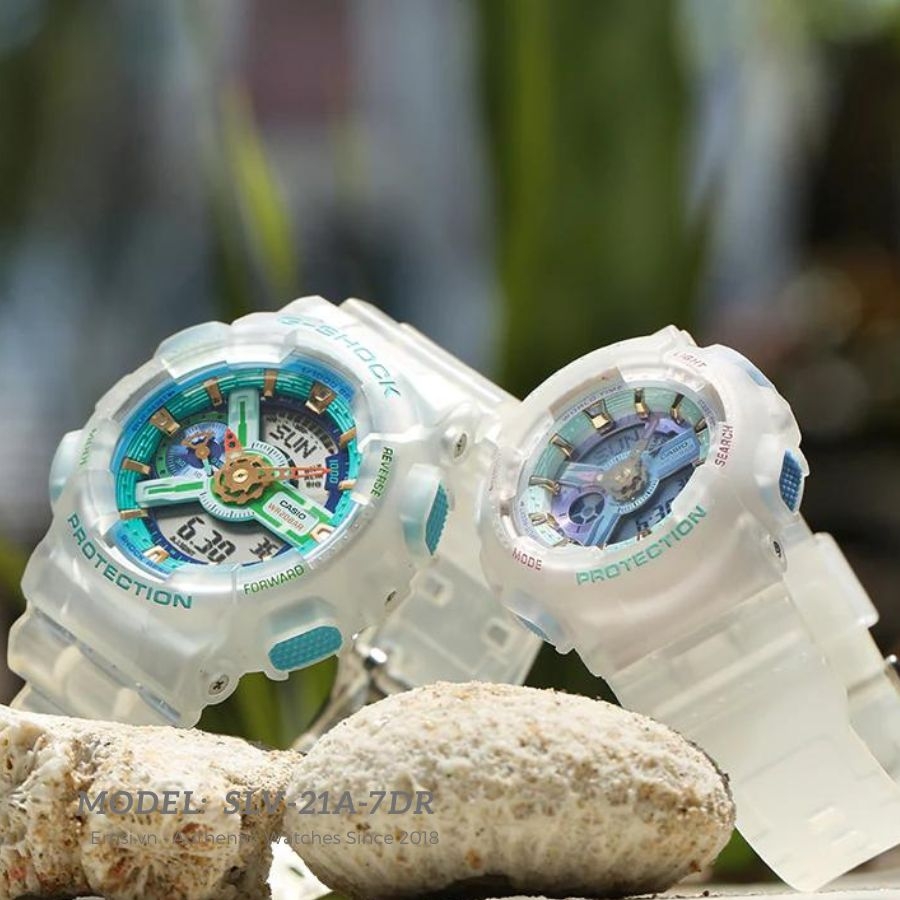 G-Shock SLV-21A-7DR - Đồng Hồ Nam - Pin / Quartz - Kính Khoáng - Size Mặt 51mm - Bảo Hành 5 Năm - Chính Hãng