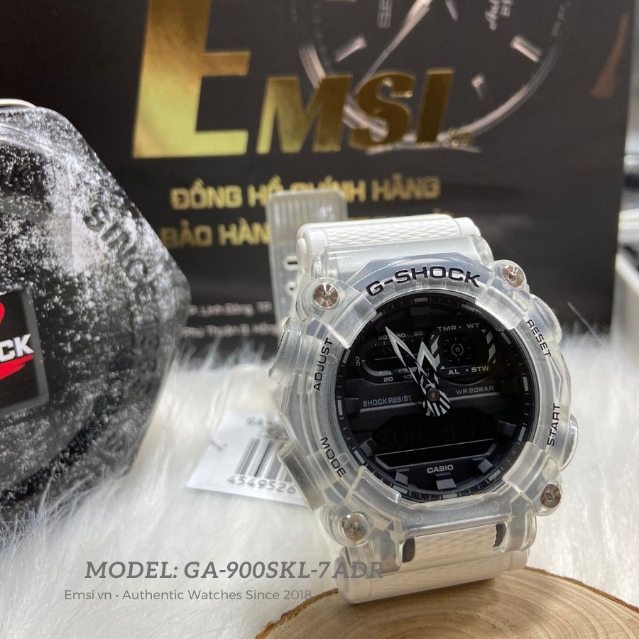 G-Shock GA-900SKL-7ADR - Đồng Hồ Nam - Pin / Quartz - Kính Khoáng - Size Mặt 50mm - Bảo Hành 5 Năm - Chính Hãng