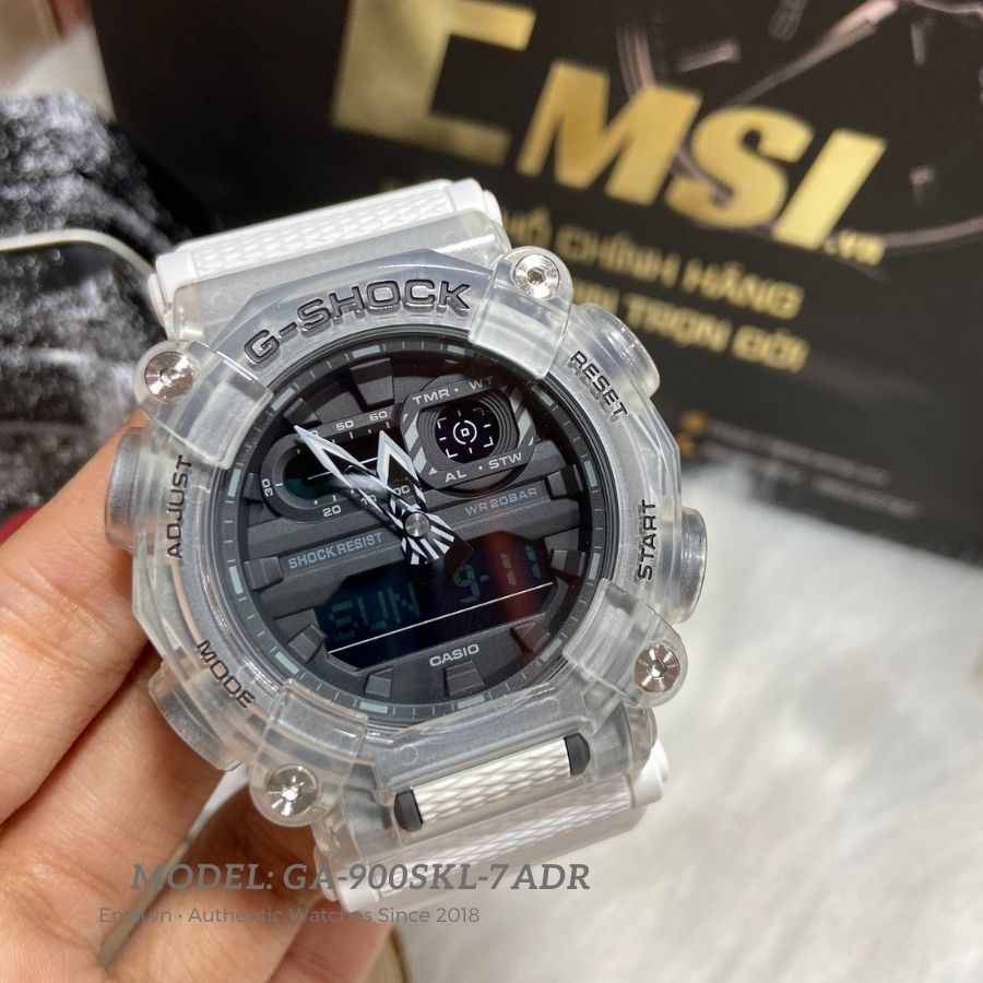 G-Shock GA-900SKL-7ADR - Đồng Hồ Nam - Pin / Quartz - Kính Khoáng - Size Mặt 50mm - Bảo Hành 5 Năm - Chính Hãng