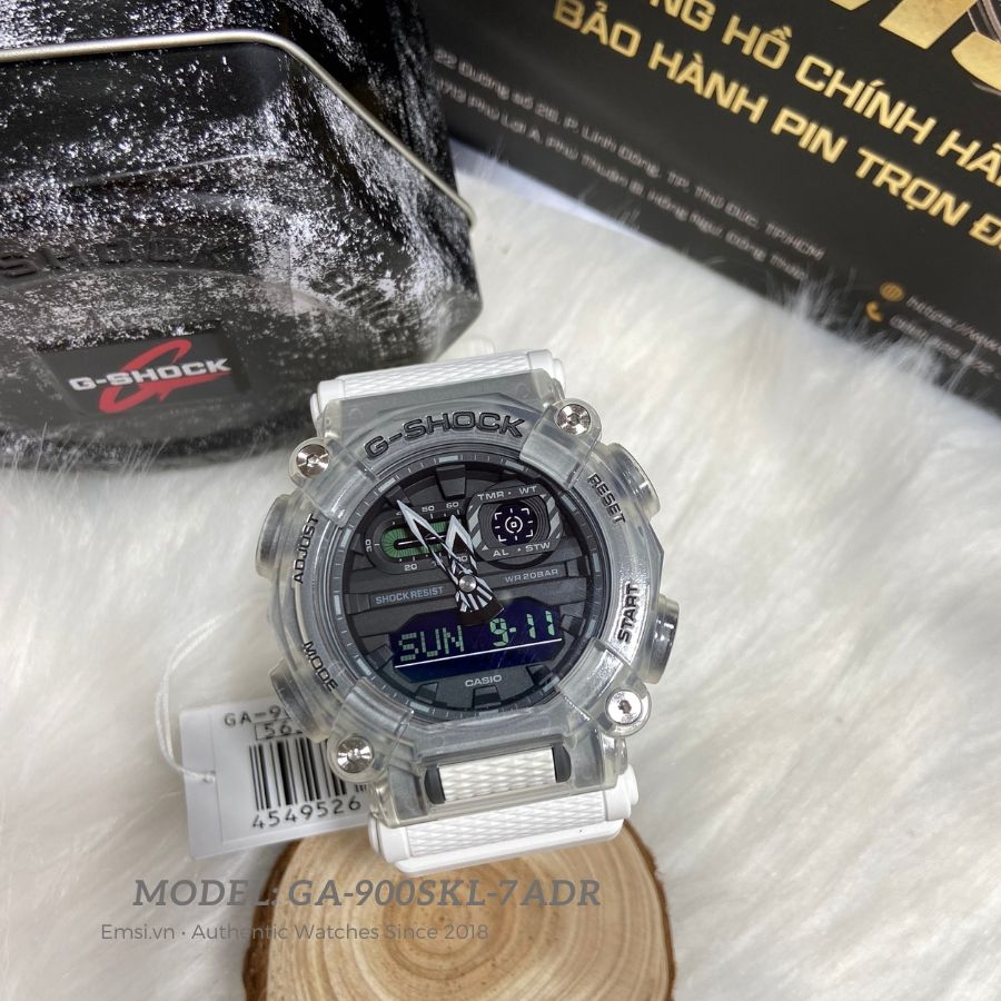 G-Shock GA-900SKL-7ADR - Đồng Hồ Nam - Pin / Quartz - Kính Khoáng - Size Mặt 50mm - Bảo Hành 5 Năm - Chính Hãng