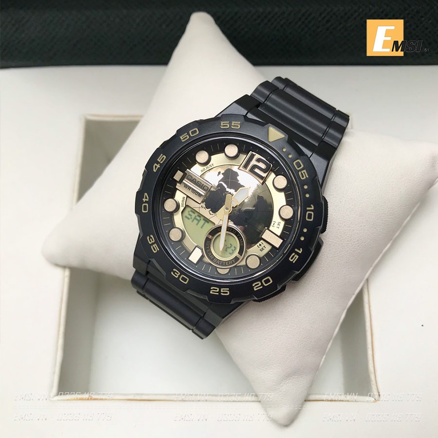 ĐỒNG HỒ CASIO AEQ-100BW-9AVDF Điện tử - Dây nhựa - Pin 10 năm
