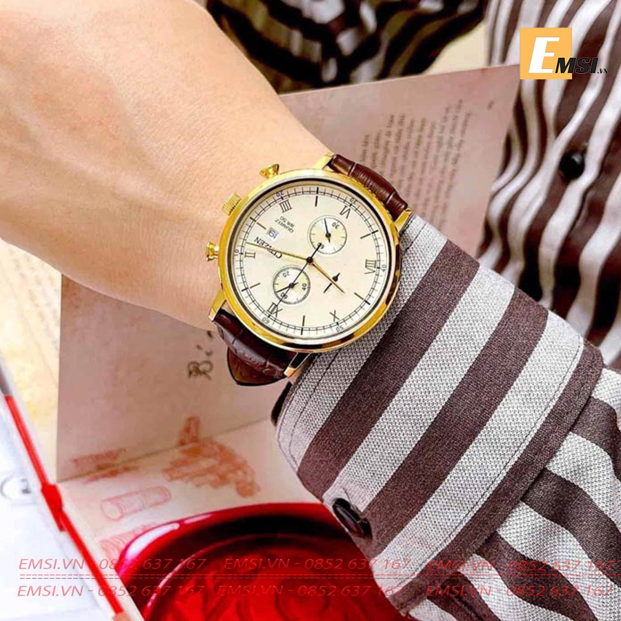 Citizen AN3612-09P - Đồng Hồ Nam - Pin / Quartz - Kính Khoáng - Size Mặt 41mm - Bảo Hành 5 Năm - Chính Hãng