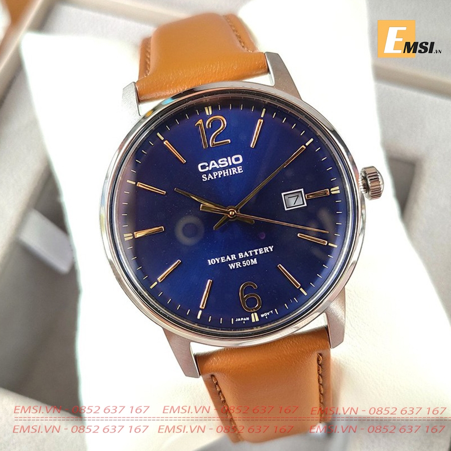 Casio MTS-110L-2A - Đồng Hồ Nam - Pin / Quartz - Kính Sapphire - Size Mặt 39mm - Bảo Hành 5 Năm - Chính Hãng