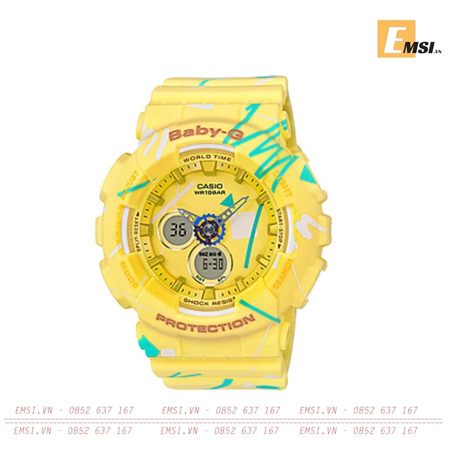 Casio Baby-G BA-120SC-9A - Nữ - Quartz (Pin) Dây Nhựa