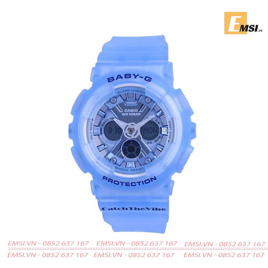 Baby-G BA-130CV-2A - Đồng Hồ Nữ - Pin / Quartz - Kính Khoáng - Size Mặt 43mm - Bảo Hành 5 Năm - Chính Hãng - Emsi.vn