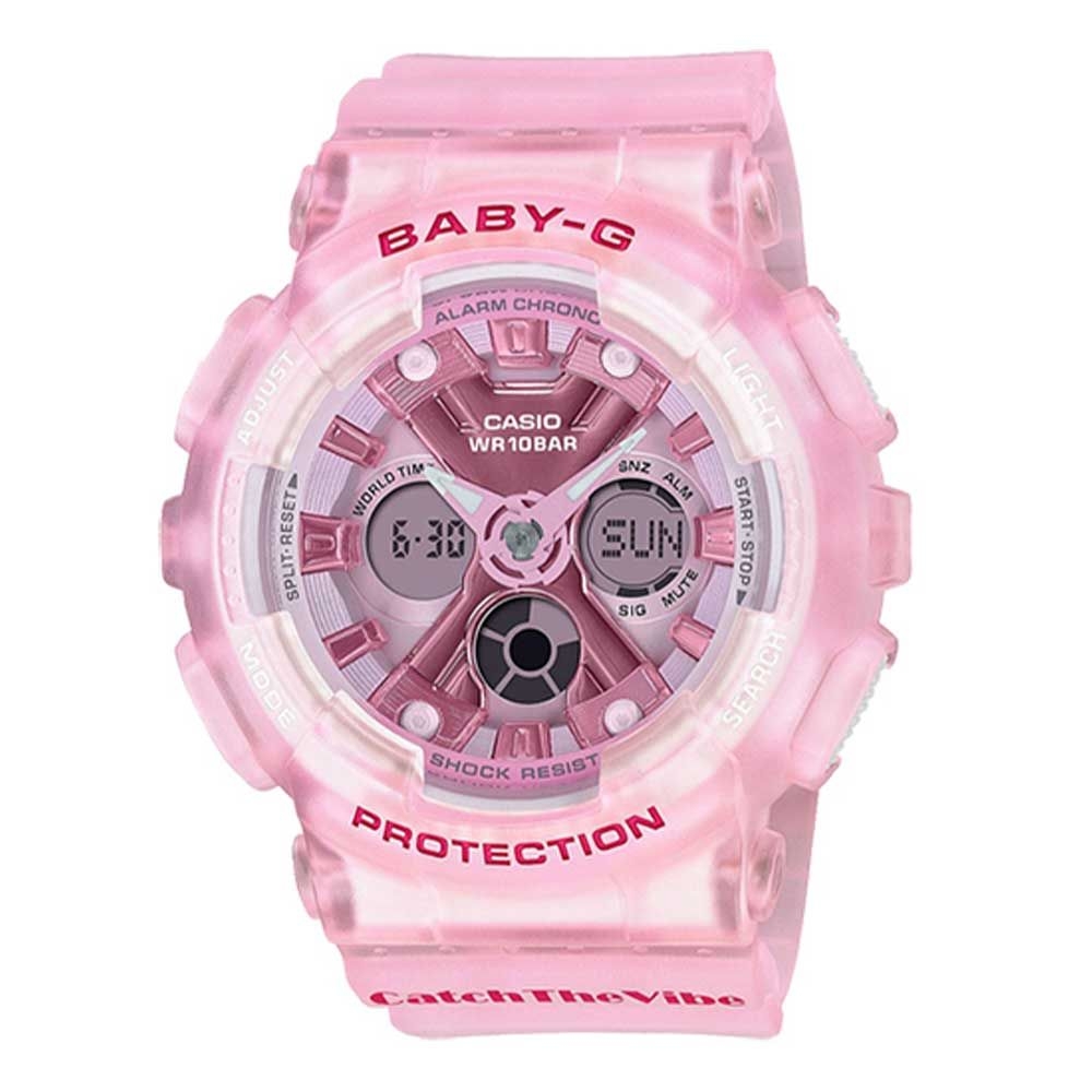 Baby-G BA-130CV-4ADR - Đồng Hồ Nữ - Pin / Quartz - Kính Khoáng - Size Mặt 43.5mm - Bảo Hành 5 Năm - Chính Hãng