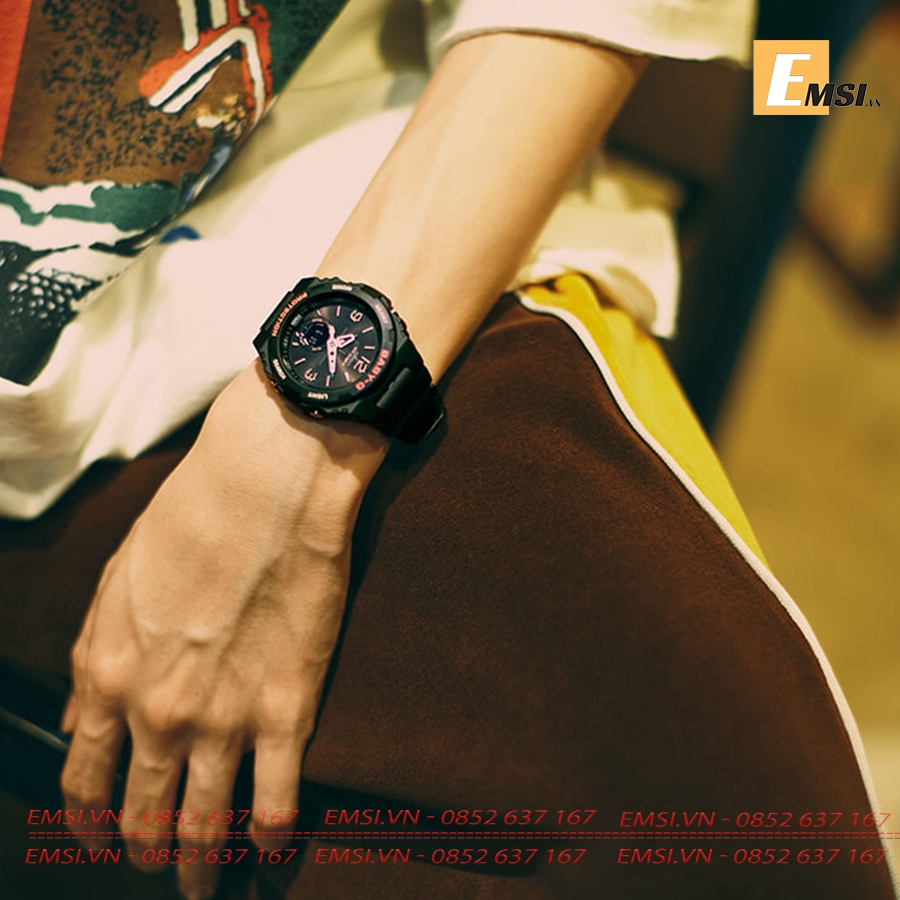 Đồng Hồ Casio Baby G BGA-260SC-1A - Nữ - Dây Nhựa Màu Đen - Chống Nước 100M