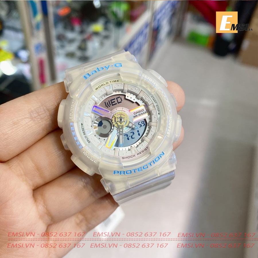 Baby-G BA-110PL-7A2 - Đồng Hồ Nữ - Điện Tử - Size Mặt 43.5mm - Kính Nhựa EMSI.VN