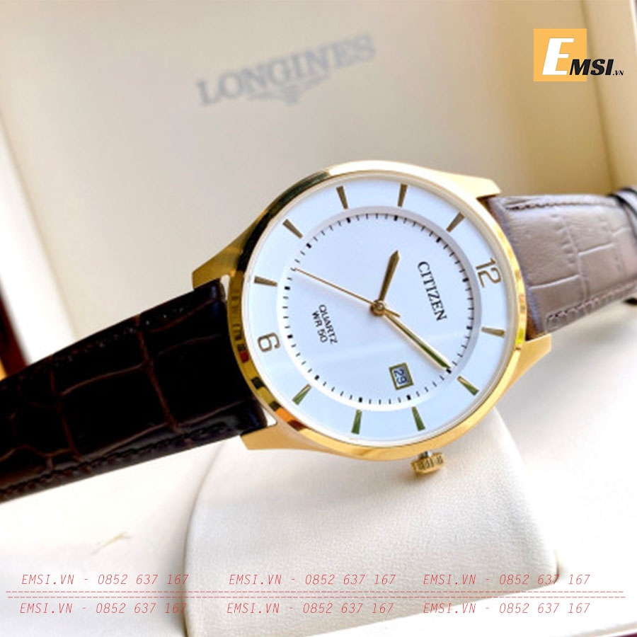 Citizen BD0043-08B – Nam – Quartz (Pin) – Dây Da
