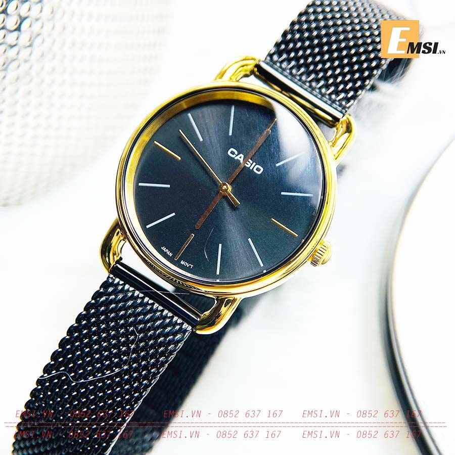 Casio LTP-E412MGB-1A - Đồng Hồ Nữ - Pin / Quartz - Kính Khoáng - Size Mặt 30mm - Emsi.vn