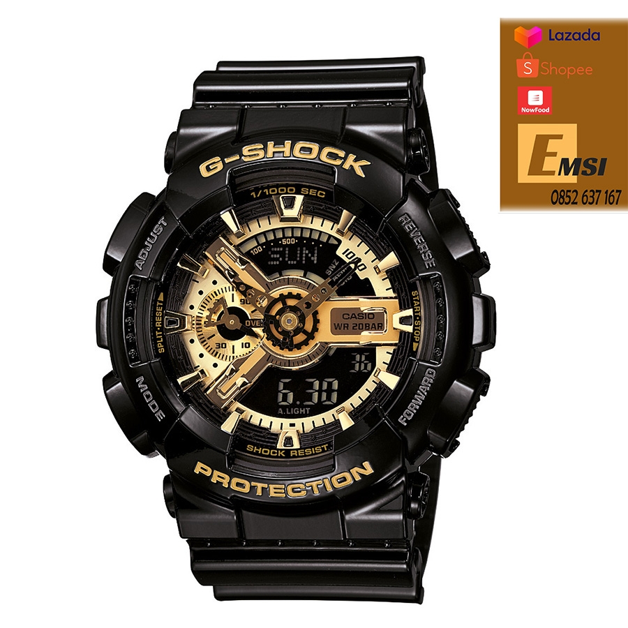 Đồng hồ Casio G-Shock GA-110GB-1A & BA-110-1A