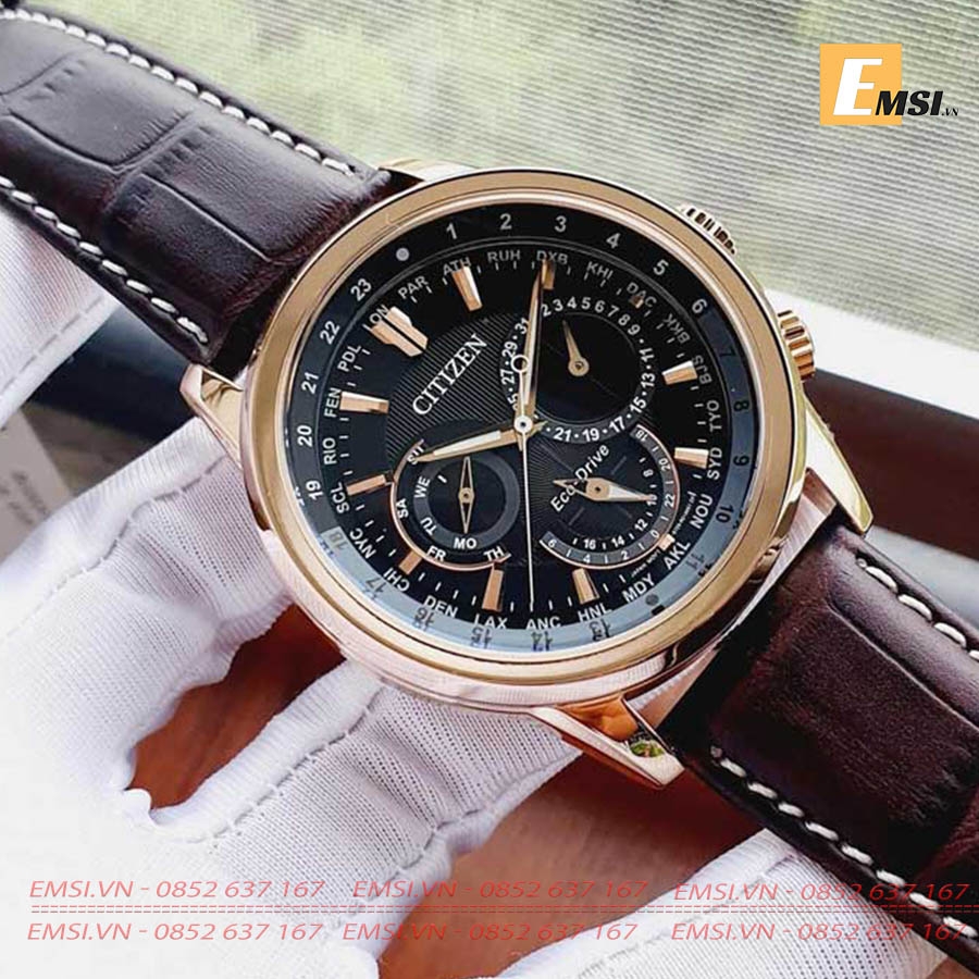 CITIZEN BU2023-12E – NAM – ECO-DRIVE (NĂNG LƯỢNG ÁNH SÁNG) – DÂY DA