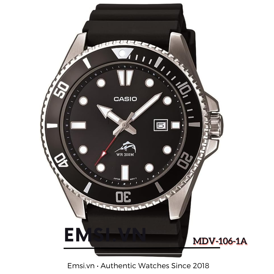 Đồng hồ nam Casio MDV-106-1A | Nam Lịch Lãm | Đồng Hồ | Bơi lội