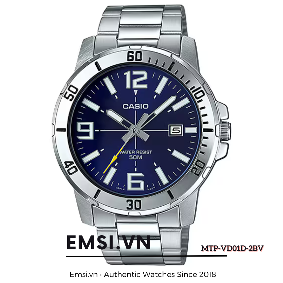 Đồng Hồ Nam Chính Hãng CASIO MTP-VD01D-2BV