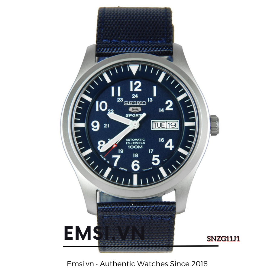 Seiko SNZG11J1 - phiên bản Sport của Seiko 5 cực kỳ bắt mắt -  Emsi.vn