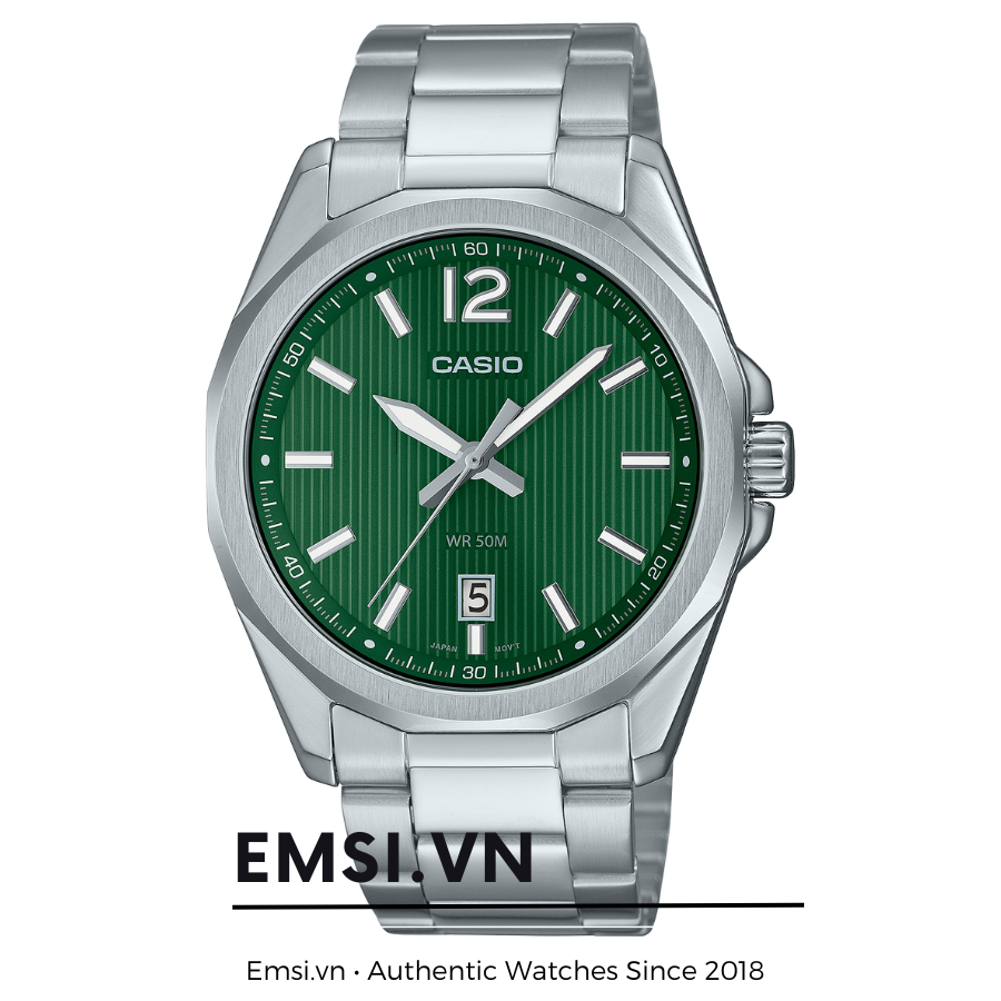 Đồng Hồ Casio - Nam MTP-E725D-3AVDF Size 38.5mm