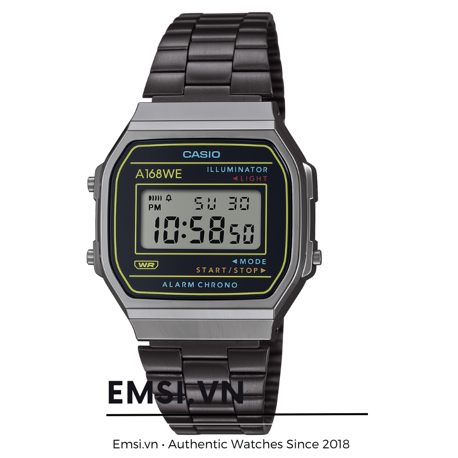 Đồng Hồ Casio - Unisex A168WEHB-1ADF