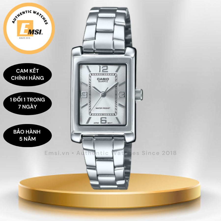 Đồng hồ Casio Nữ LTP-1234DD-4ADF Chính Hãng