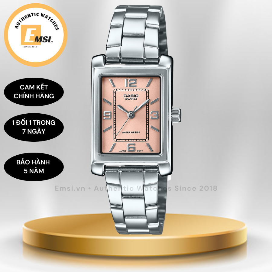 Đồng hồ Casio Nữ LTP-1234GLL-7A Chính Hãng