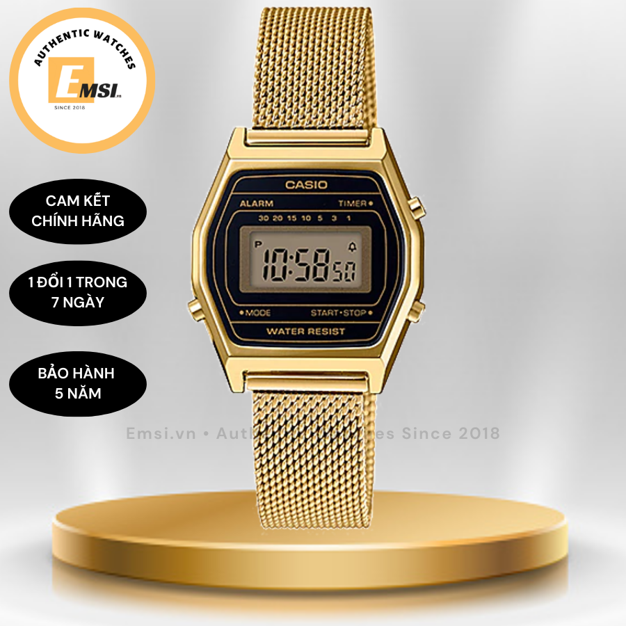 Casio C- Đồng Hồ Nữ - Pin/Quartz - Size Mặt 30.3mm - Kính Nhựa EMSI.VN