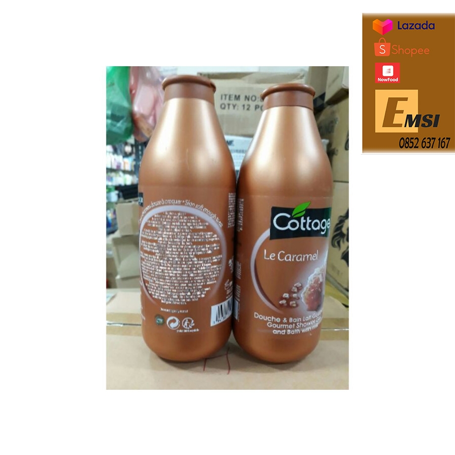 Sữa Tắm Dưỡng Trắng Da Cottage 750ml Của Pháp