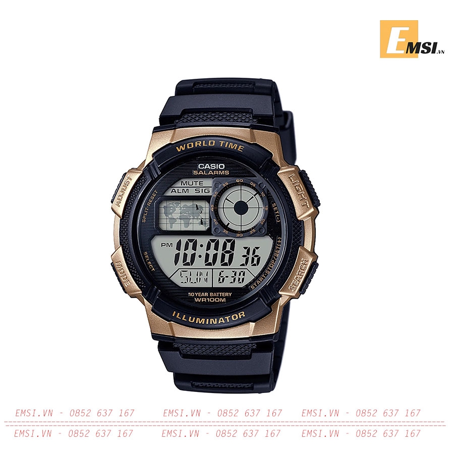 Đồng hồ Casio AE-1000W-1A3VDF giá rẻ, thay pin miễn phí