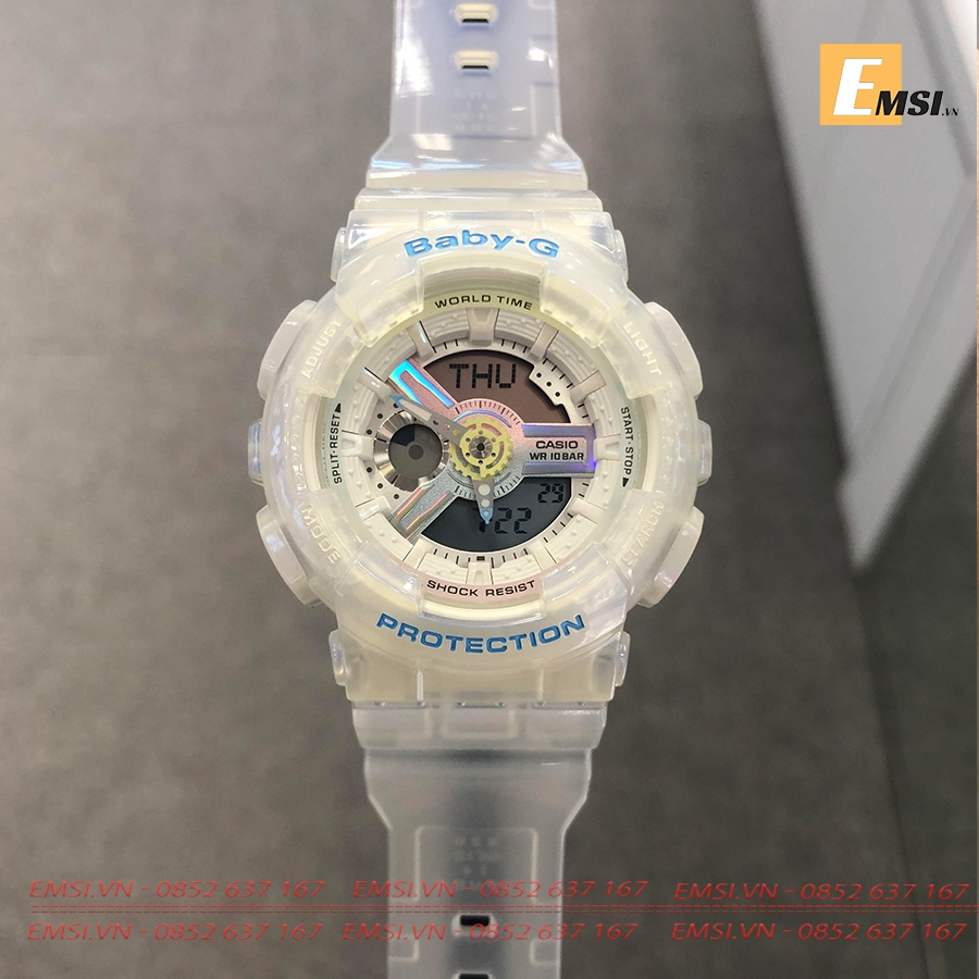 Baby-G BA-110PL-7A2 - Đồng Hồ Nữ - Điện Tử - Size Mặt 43.5mm - Kính Nhựa EMSI.VN