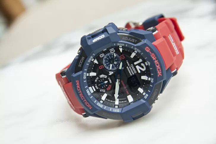 Gshock GA-1100-2ADR - Đồng Hồ Nam - Pin / Quartz - Kính Khoáng - Size Mặt 52mm - Bảo Hành 5 Năm - Chính Hãng