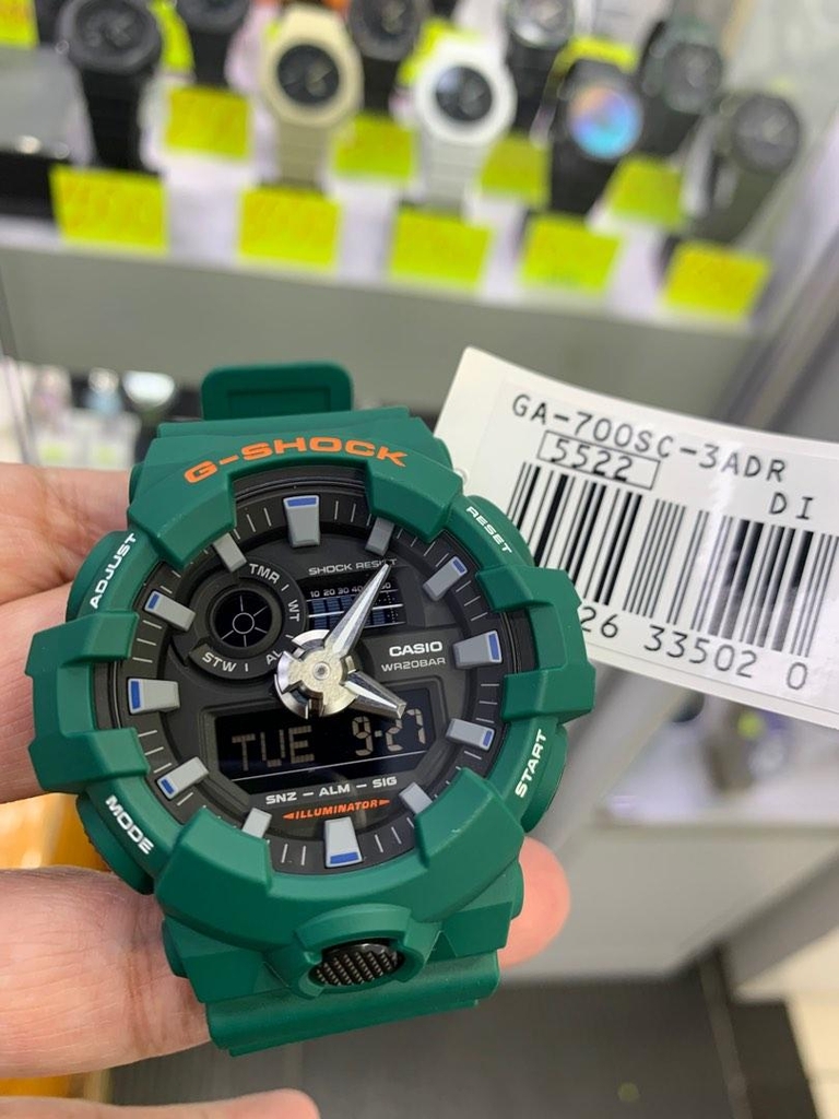 Casio GA-700SC-3ADR - Đồng Hồ Nam - Pin / Quartz - Kính Khoáng - Size Mặt 53.4mm - Bảo Hành 5 Năm - Chính Hãng