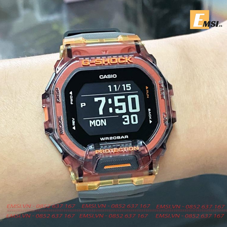 G-Shock GBD-200SM-1A5DR - Đồng Hồ Nam - Điện Tử - Kính Khoáng - Size Mặt 46mm - Bảo Hành 5 Năm - Chính Hãng - Emsi.vn