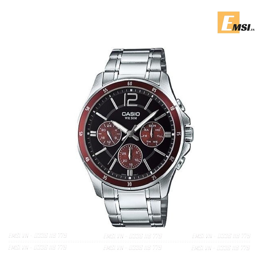 Casio MTP-1374D-5AVDF - Đồng Hồ Nam - Pin / Quartz - Kính Khoáng - Size Mặt 43.5mm - Bảo Hành 5 Năm - Chính Hãng