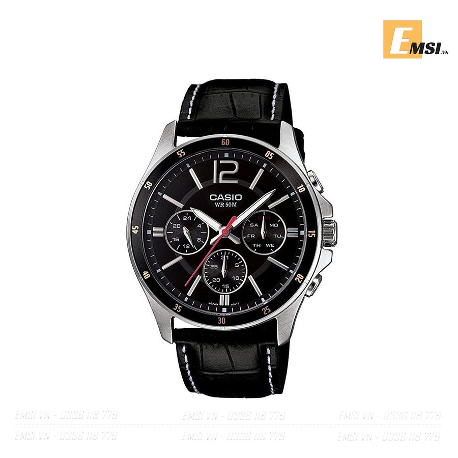 Casio MTP-1374L-1AVDF - Đồng Hồ Nam - Pin / Quartz - Kính Khoáng - Size Mặt 43.5mm - Bảo Hành 5 Năm - Chính Hãng