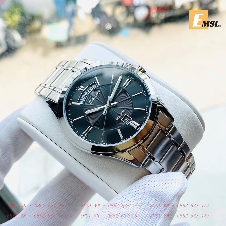 Đồng Hồ Nam Casio MTP-1381D-1AVDF Chính Hãng - Emsi.vn - Size 40