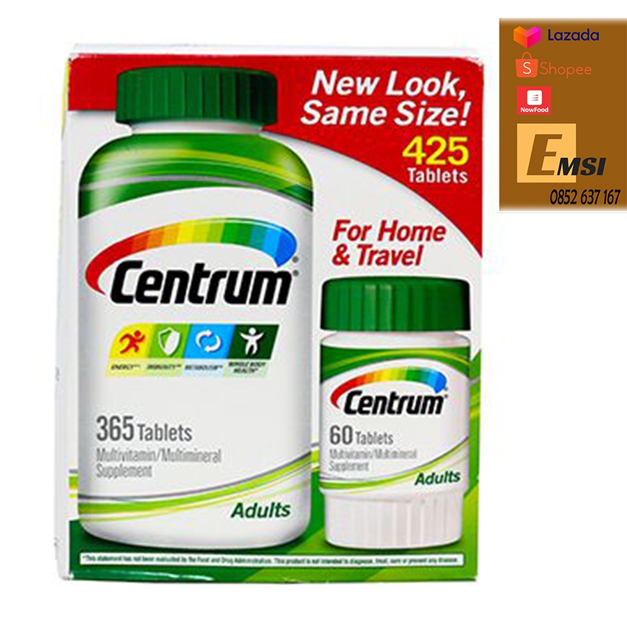 Centrum multivitamin của Mỹ - Vitamin