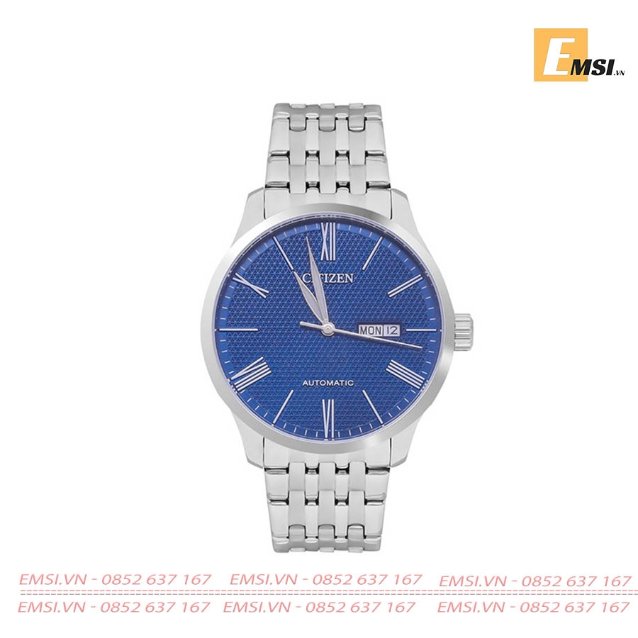 Đồng Hồ Nam Citizen Dây Thép Không Gỉ NH8350-59L - Mặt Xanh - Emsi.vn