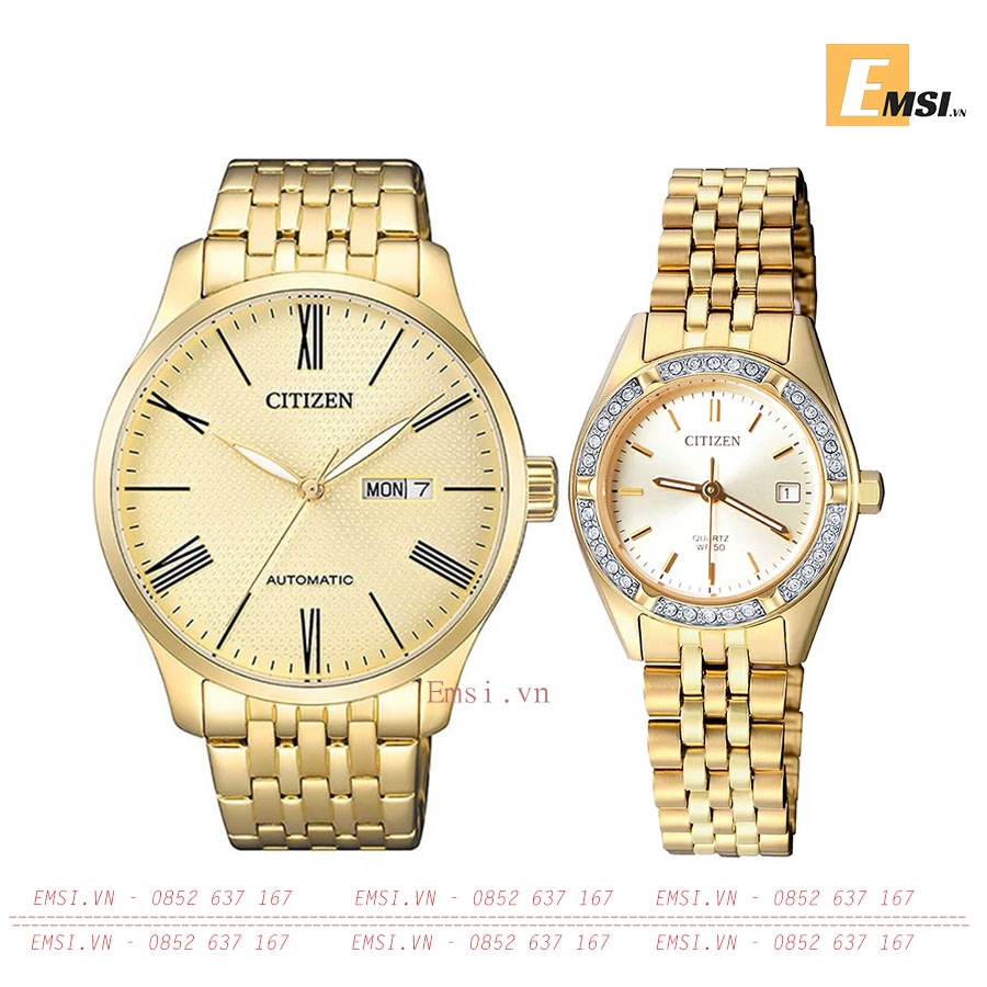 Cặp đôi  Nam : NH8352-53P - Nữ : EU6062-50P chính hãng - BẢO HÀNH 5 NĂM