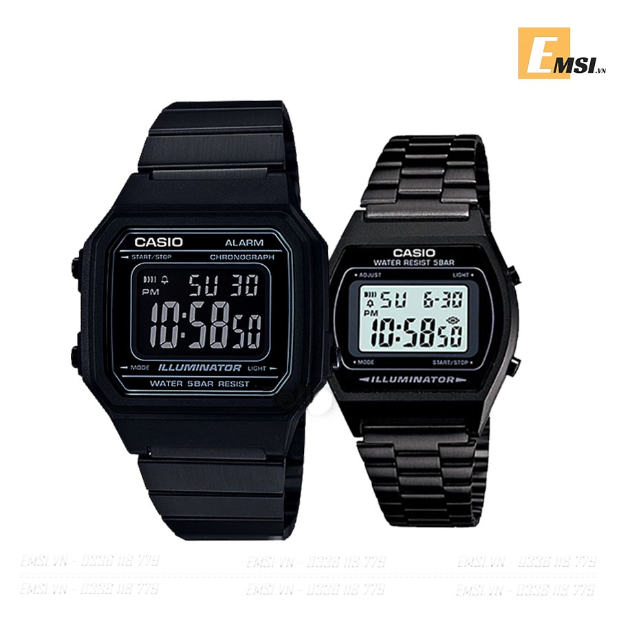 Đồng hồ Casio Đôi Vintage B640WB-1B & B650WB-1B