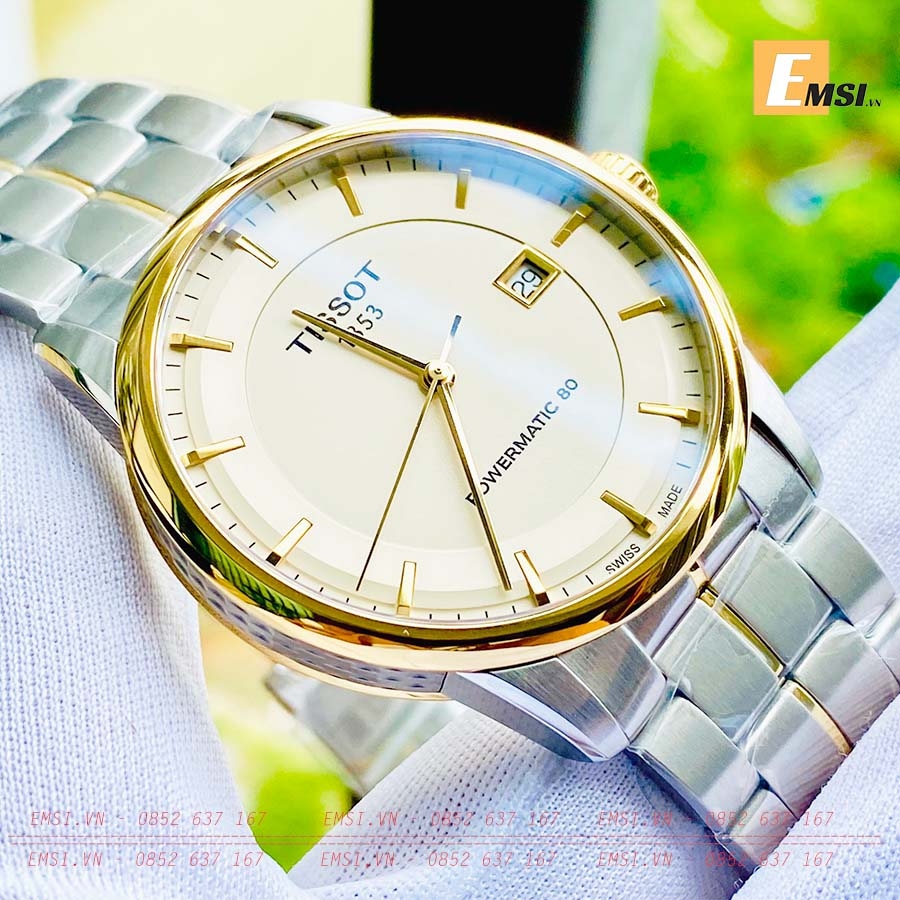 Tissot Luxury Powermatic 80 Demi Gold T0864072226100