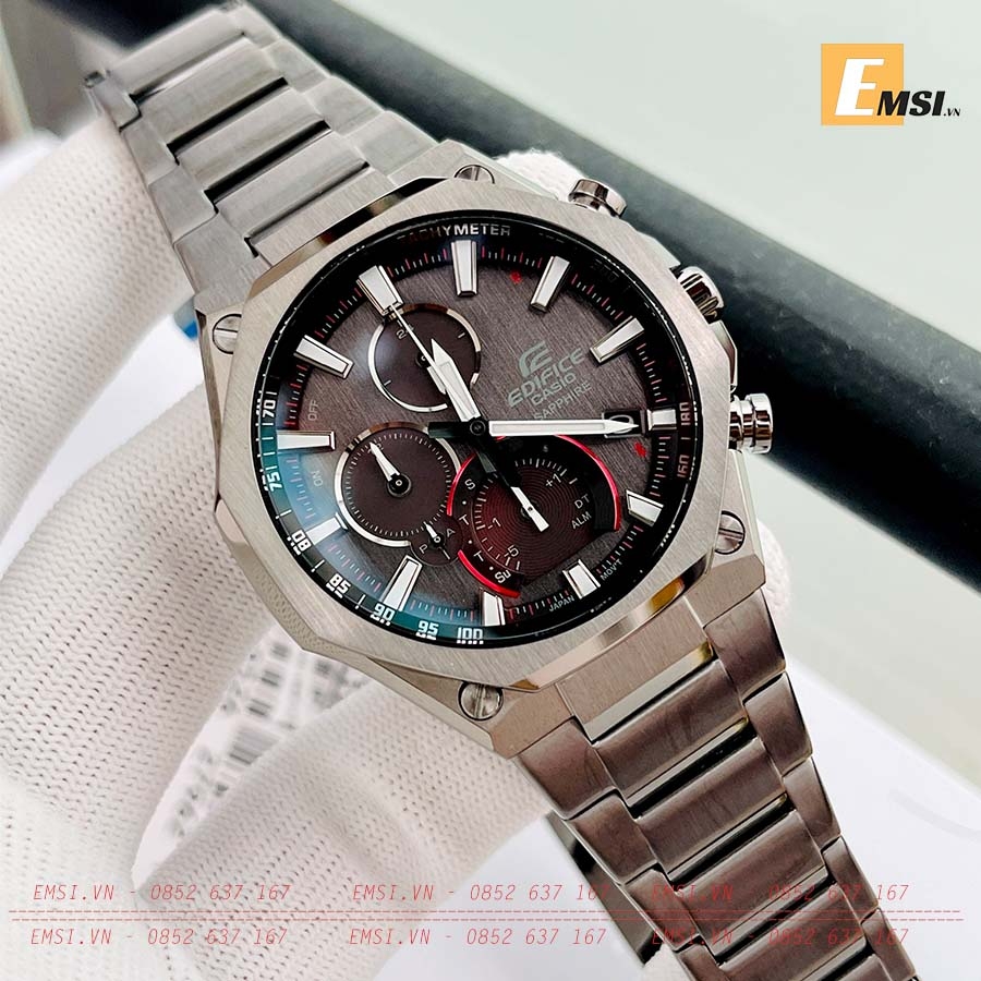 Đồng Hồ Casio Edifice EQB-1100YDC-1A | Nam | Dây Kim Loại | Kết Nối Điện Thoại | Pin Năng Lượng