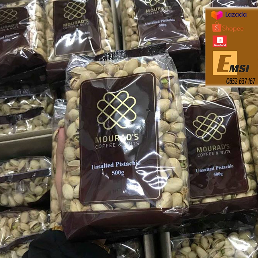 Hạt Dẻ Cười Mourad’s Coffee & Nuts Unsalted Pistachio 500gram