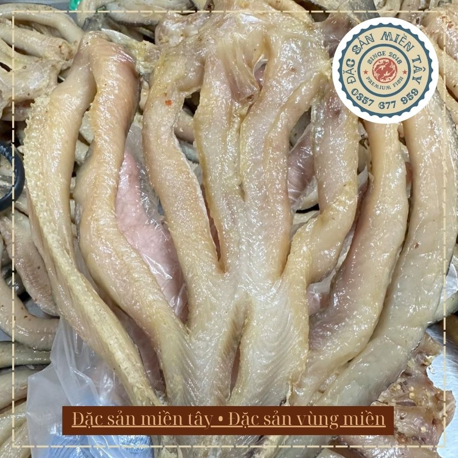 Đặc sản: Khô cá Lóc xẻ nhỏ mềm ngon (500gram)