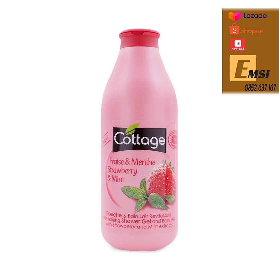 Sữa Tắm Dưỡng Trắng Da Cottage 750ml Của Pháp