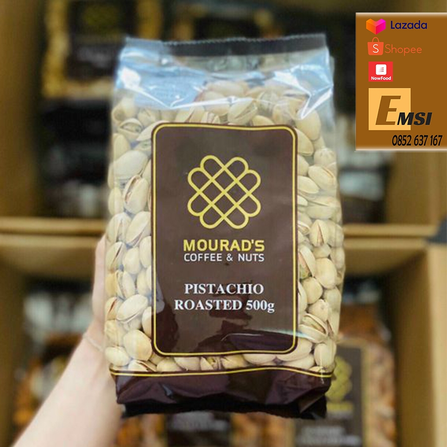Hạt Dẻ Cười Mourad’s Coffee & Nuts Unsalted Pistachio 500gram