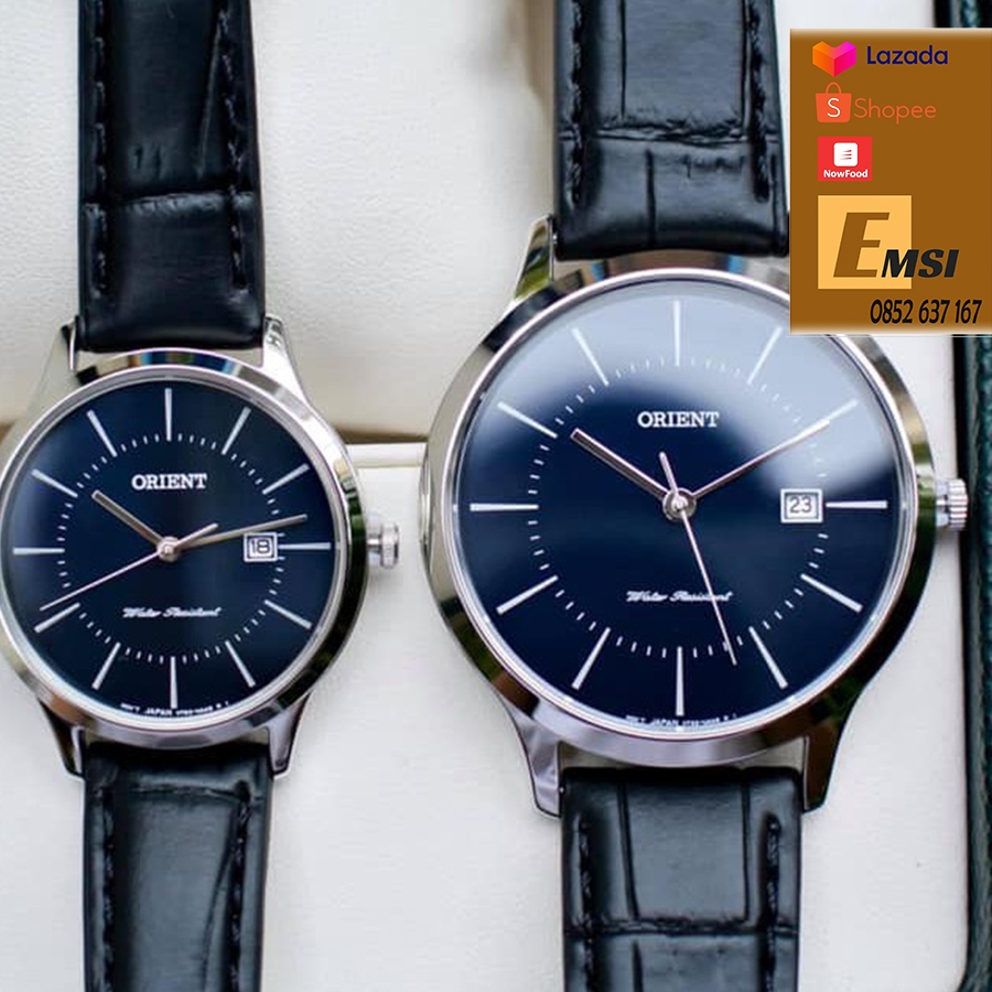 Đồng hồ cặp nam nữ Orient RF-QD0005L & RF-QA0005L
