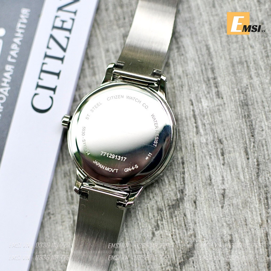 Đồng Hồ Citizen EJ6130-51E Nữ Đính Swarovski 23mm
