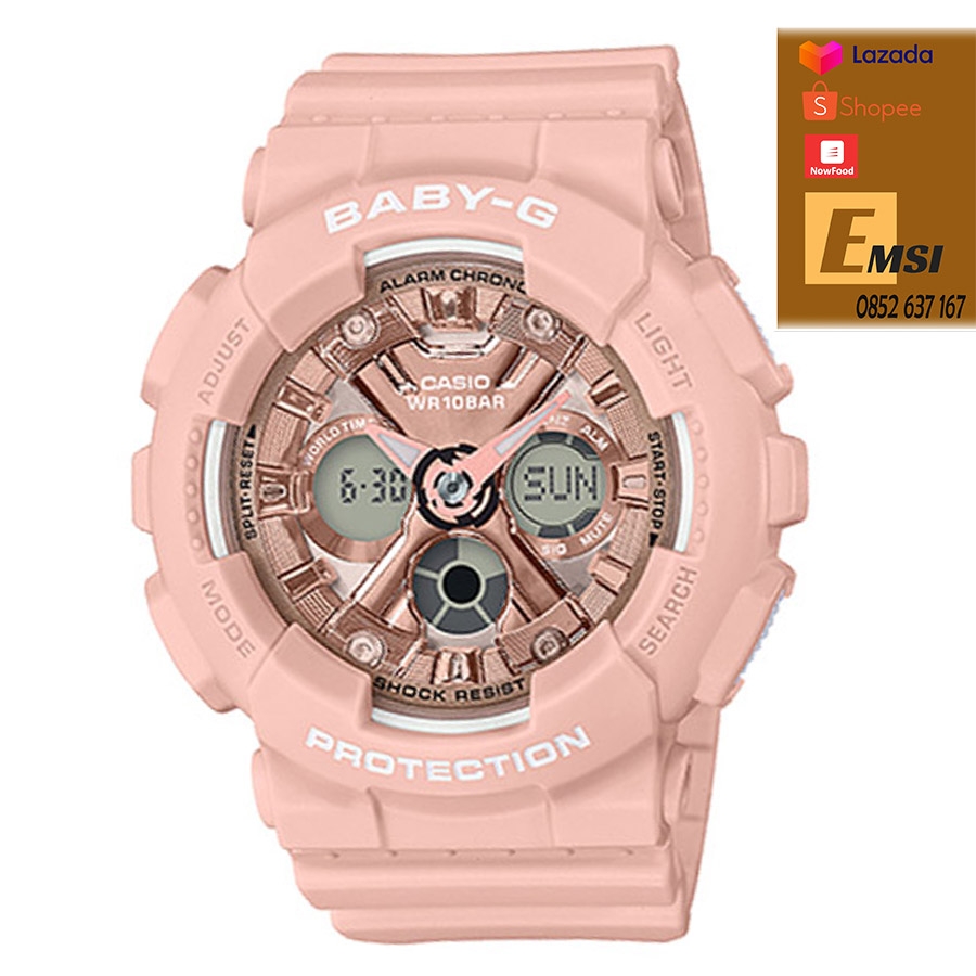 Đồng Hồ Nữ BABY-G BA-130-4A - Trẻ Trung, Thể Thao, Sành điệu